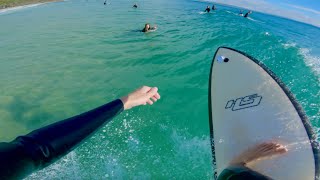 POV Surfing PERFECT NOOSA HEADS RAW [upl. by Schiro]