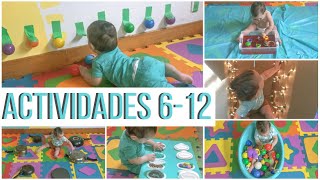 10 ACTIVIDADES PARA BEBÉS DE 6 A 12 MESES [upl. by Eiltan417]