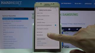 Cómo restablecer configuración de red en Samsung Galaxy J7 2016  reiniciar ajustes de red [upl. by Cornelie]