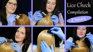 ASMR  2 HOURS Lice Check [upl. by Anauqcaj]