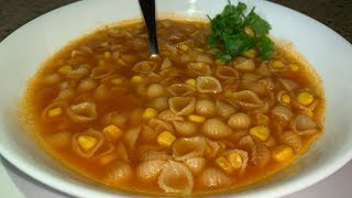 HOW TO MAKE MEXICAN SHELL SOUP  SOPA DE CONCHAS [upl. by Asiulana]