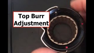 Breville Barista Pro  Top Burr Adjustment  Advanced Grinder Setting [upl. by Melquist]