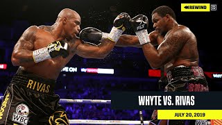 FULL FIGHT  Dillian Whyte vs Oscar Rivas DAZN REWIND [upl. by Jorgensen]