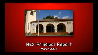 Healdsburg Elementary School Principals Report March 2023 [upl. by Vallery]