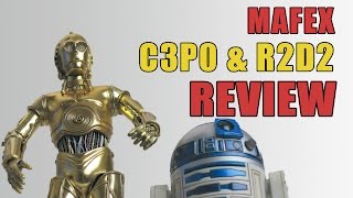 Mafex C3PO amp R2D2 Star Wars Action Figure Review [upl. by Screens768]