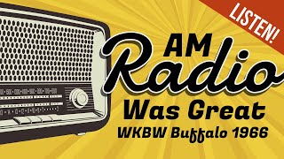 AM Radio Broadcast WKBW Buffalo January 23 1966 [upl. by Furiya]