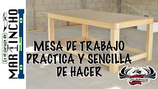 Como Construir una Mesa de Trabajo [upl. by Kosak]