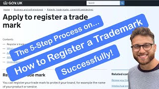 How to Register a Trademark in 30 minutes A Step by Step Tutorial [upl. by Yeltsew]