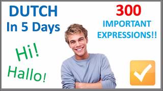 Learn Dutch in 5 Days  Conversation for Beginners [upl. by Englebert447]