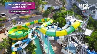 Splash Harbour Water Park in Indian Rocks Beach FL  Giant Adventure [upl. by Arabeila]