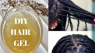 DIY  Make PERFECT Flaxseed amp Aloe Vera Gel For Twisting Locs [upl. by Janessa974]