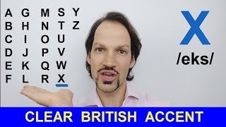 How To Pronounce The English Alphabet BRITISH PRONUNCIATION [upl. by Leinnad]