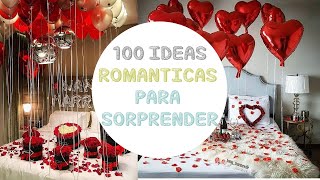 100 IDEAS PARA SORPRENDER A TU PAREJA  DECORAR HABITACION  DECORAR CENA Decora con Lidia [upl. by Aihsetel]