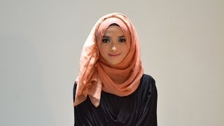 Hijab Tutorial Style 56 by Puteri Hasanah Karunia [upl. by Eesyak646]