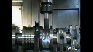 WFL M60 MillTurn Complete Crankshaft Machining  MARTECH Machinery NJ  USA [upl. by Caassi]