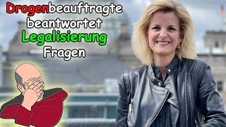 Drogenbeauftragte Ludwig beantwortet Legalisierung Fragen [upl. by Athalie515]