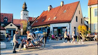 Sweden Walks Visby Gotland Streets and people in medieval world heritage town [upl. by Norah]