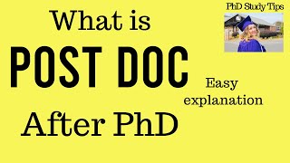 What is a postdoctoral fellowship or postdoc researcher [upl. by Yeldoow320]