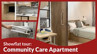 Singapore’s First Assisted Living Flats  Showflat Tour Community Care Apartments [upl. by Hinkel]