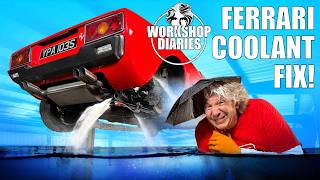 Edd China FIXES Seized FERRARI Water Pump amp Overhauls ANTIFREEZE [upl. by Martinic456]