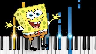 SpongeBob  Theme Song  Piano Tutorial  Piano Cover [upl. by Hnirt690]