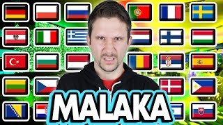 How To Say quotMALAKAquot in 30 Different Languages [upl. by Atterg]