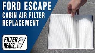 How to Replace Cabin Air Filter 2015 Ford Escape  AQ1211 [upl. by Marsiella]