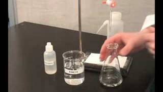 Titration Technique using a buret [upl. by Lhadnek490]