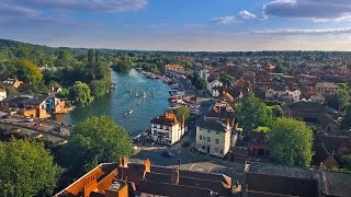 Henley on Thames • The Henley Royal Regatta Town  European Waterways [upl. by Eirelav]