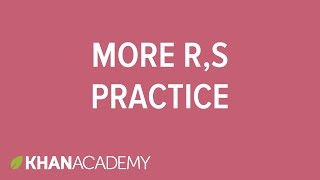 More RS practice  Stereochemistry  Organic chemistry  Khan Academy [upl. by Lundgren910]