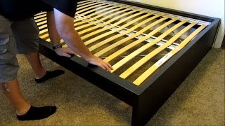 IKEA Malm high bed assembly  DETAILED [upl. by Artinad702]