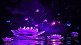 Peaceful Night 💜 Soothing Deep Sleep Music ★ Calming Meditation Healing 528Hz [upl. by Laden]