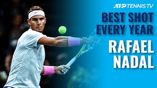 Rafael Nadal Best Shot Every Year on Tour  20032020 [upl. by Annaer]