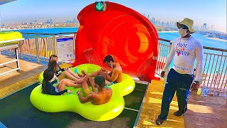 Aquaventure Waterpark  New Water Slides Atlantis The Palm Dubai [upl. by Canning]