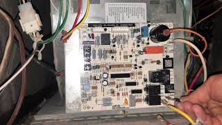 Rheem Gas Furnace Circuit Board Replacement [upl. by Yelwar514]