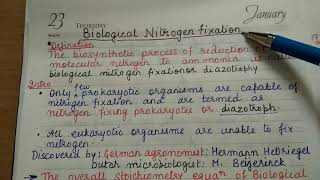 Nitrogen Fixation 2 Biological mechanism [upl. by Marmion]