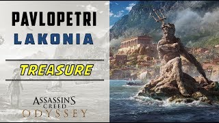 Pavlopetri Lakonia  Loot Treasure Location  ASSASSINS CREED ODYSSEY [upl. by Eblehs821]