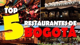 5 Restaurantes que debes visitar en Bogotá  COLOMBIA  De Viaje Con Alejo [upl. by Kina218]