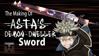 Forging Astas Demon Dweller Sword  Black Clover [upl. by Philander]