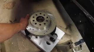 Rebuilding a 1951 Ford F1  Part 13  Gas Tank Mock up Rear Diff Hub and Rear Brakes Install [upl. by Elnore858]