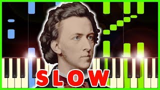 CHOPIN  NOCTURNE Op9 No2  Slow Piano Tutorial 50 Speed [upl. by Semela128]