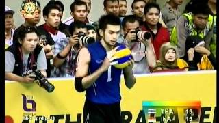 Thailand vs Indonesia  set 1  Men Volleyball  26th SEA GAMES [upl. by Ekard289]