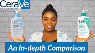 Cerave Foaming Facial Cleanser Vs Cerave Renewing SA cleanser  Dr Janet [upl. by Emmuela]