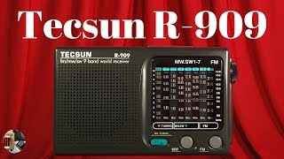 TKO Tecsun R909 AM FM Shortwave Portable Radio Review [upl. by Covell]