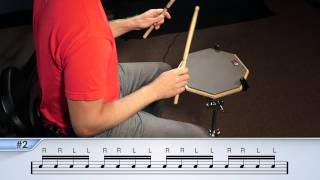 Drumming WarmUp Beginner  Drum Lesson [upl. by Nylyrehc]