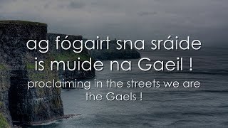 Tine na nGaeil  LYRICS  Translation  TG Lurgan [upl. by Channing]