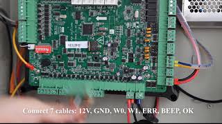 How to Connect Reader to DS K26 G Series Access Controller by Wiegand [upl. by Enidualc]