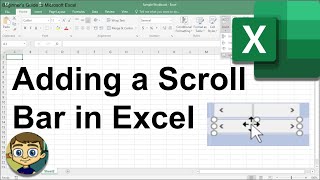 Adding a Scroll Bar in Excel [upl. by Wales]