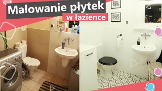 Malowanie płytek w łazience krok po kroku  Twoje DIY 93 [upl. by Keele]