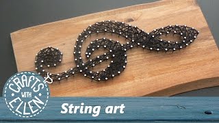 How to make string art  Tutorial [upl. by Cis]